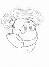 Waddle Kirby Bandana sketch template