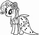 Coloring Pony Princess Belle Little Pages Play sketch template