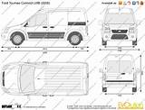 Ford Connect Tourneo Transit Vector Lwb Drawing Blueprints Van Roof Size Camper High Topworldauto Rack Car Drawings Choose Board Advertisement sketch template
