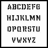 Printable Stencils Letter Alphabet Font Letters Large Print Printablee Bubble Cow sketch template