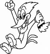 Woody Woodpecker Coloring Pages Vintage Painting Visit Disney Characters sketch template