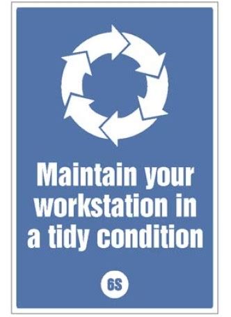 maintain  workstation poster
