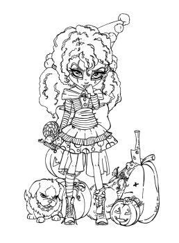 beautiful girl zombie coloring page crafty coloring pages fairy