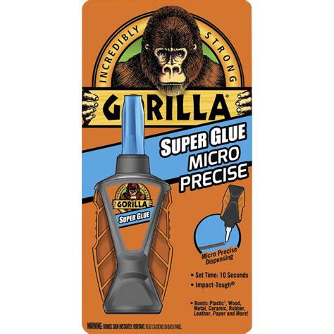 gor gorilla glue micro precise gorilla super glue  oz
