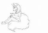 Wolf Lineart Female Anthro Use Furry Drawing Body Template Deviantart Coloring Pages Sketch Getdrawings Stats Downloads Templates sketch template