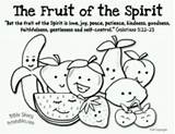 Spirit Fruit Coloring Pages Crafts Kids School Sunday Joy Bible Preschool Tree Printables Lessons Peace Fruits Color Sheet Sheets Holy sketch template