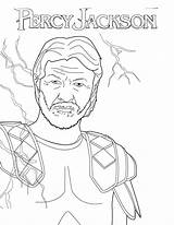 Percy Jackson Coloring Pages Zeus Printable Hellokids Via sketch template