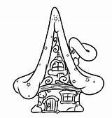 Fairy House Coloring Pages Printable Getcolorings Color Getdrawings sketch template