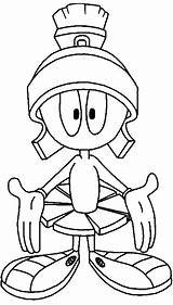Marvin Martian Coloring Drawings Drawing Looney Tunes Cartoon Pages Book Cartoons Colouring Kids Characters Disney Color Sheets Getdrawings Choose Board sketch template