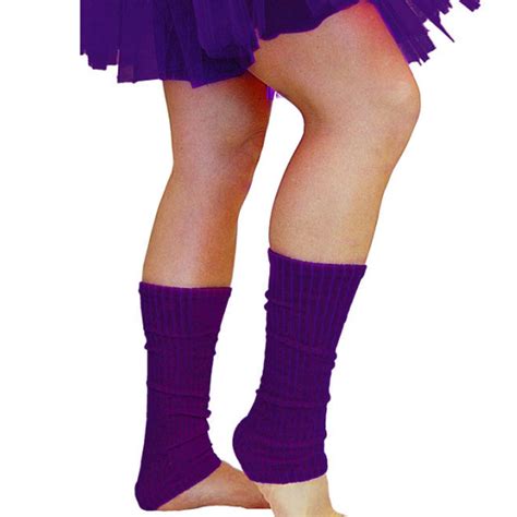 80s Leg Warmers Purple