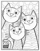Cats Colouring Rembrandts Ginger sketch template