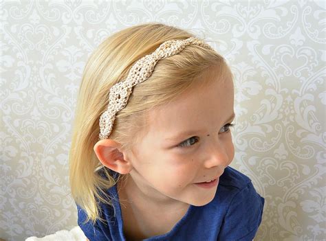 provence gold fleck headband crochet headband pattern mama