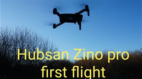 hubsan zino pro  flight youtube