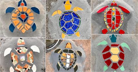 turtle mosaics pop   regions coastline bundaberg