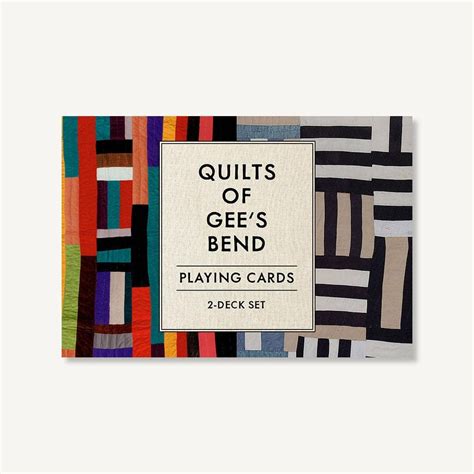 Quilts Of Gee S Bend Playing Cards 2 Deck Set Chronicle Books