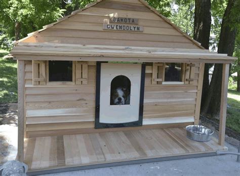 lovely insulated dog house plans  large dogs   home plans design