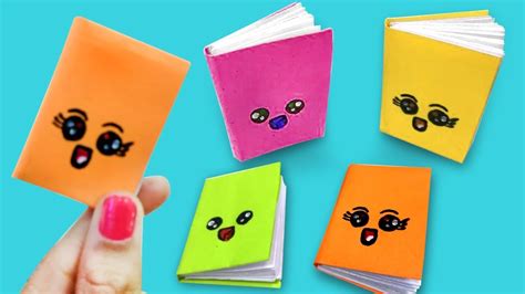 diy mini notebook paper crafts mini notebook  kids mini pocket notebook easy diy