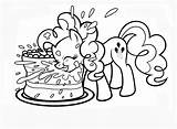 Pie Coloring Pinkie Pony Pages Little Birthday Kids Happy Online Big Girls Pinky Printable Getcolorings Pay Pumpkin Print Color Play sketch template