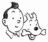 Tintin Coloring Pages Colorear Milou Et Para Personajes Las Aventuras Cartoon Adventures Di sketch template