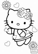 Kitty Hello Coloring Pages Nerd Getcolorings Awesome sketch template