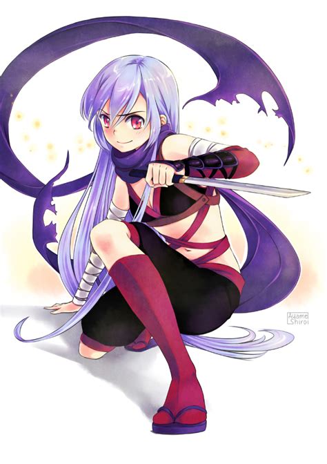 commission ninja girl by ayameshiroi on deviantart