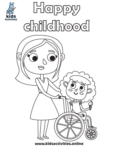 printable childrens day colouring activities  kids