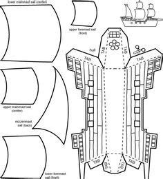 pirate ship template printable template guru