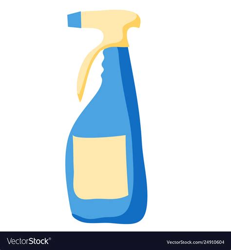 cartoon  spray bottle royalty  vector image