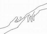 Drawing Hands Reaching Hand Each Other Touching Reach Go Letting Draw Google Drawings Ana Outline Line Bing Search Desenho Dadas sketch template