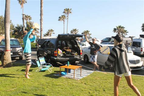 guide to proper tailgating in a beach parking lot thrillist