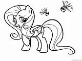 Fluttershy Coloring4free 2687 sketch template