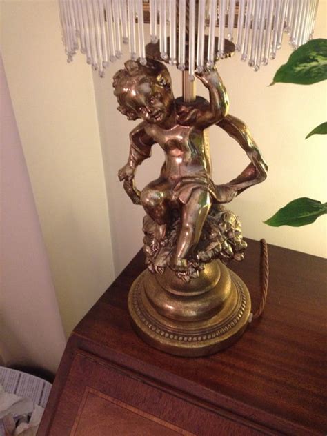 Antiques Atlas 1800 Gilt Bronze Cherub Table Lamp