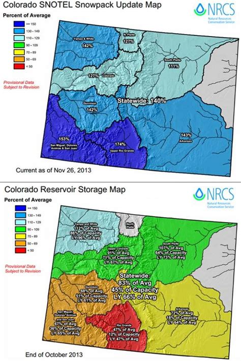 colorado snowpack is 140 of normal unofficial networks