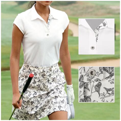 golfino golfrokje en polo pearl ss golf kleding dames apparel golfkleding golf kleding