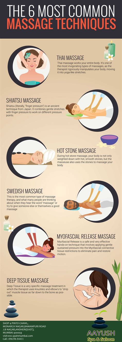 most common massage techniques like thai massage shiatsu massage hot