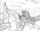 Providence Indoors Skyline sketch template