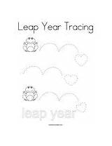 Leap Tracing Year Coloring Change Template sketch template