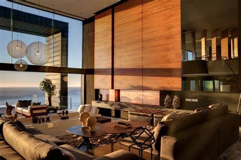 wooden living room designs