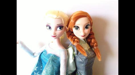 disney store frozen elsa and anna ice skating set review youtube