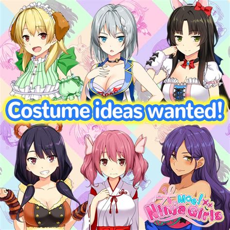 moe ninja girls on twitter please give us your costume ideas mng