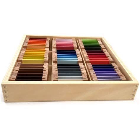 colour box childrens house montessori materials  ultimate level  colour grading