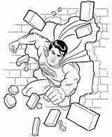 Coloring Superman Wall Print Topcoloringpages sketch template
