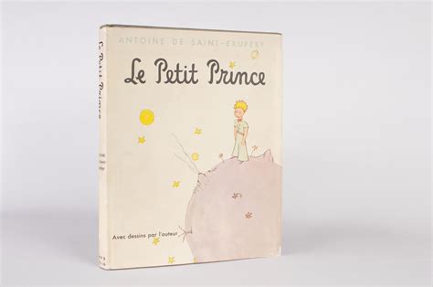 saint exupery le petit prince signed book  edition edition