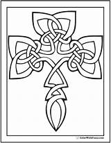 Celtic Coloring Pages Knot Shamrock Color Cross Printable Irish Ireland Colorwithfuzzy Scottish Symbol Adult Colouring Designs Bestcoloringpagesforkids Geometric Kids Crosses sketch template