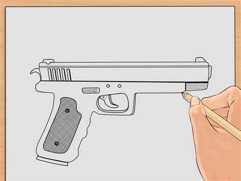 easy pistol drawing  getdrawings