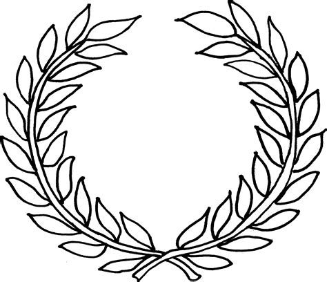 laurel wreath vector clipart
