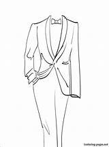 Tuxedo Coloring Drawing Pages Outline Color Wedding Groom Paintingvalley Getcolorings Man Drawings 1coloring sketch template