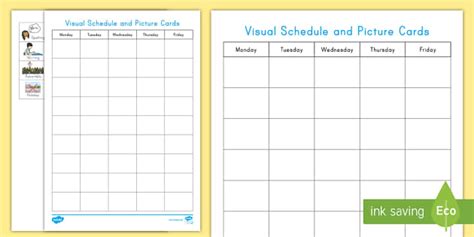 visual routine chart classroom management twinkl usa