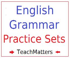 english grammar practice set  correct forms  verb  tense