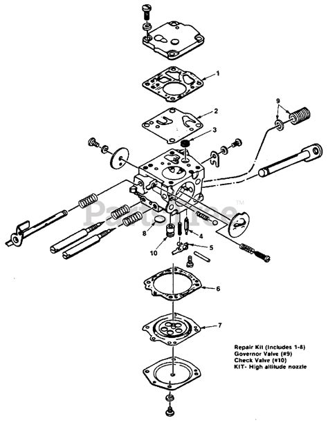 homelite chainsaw carburetor diagram